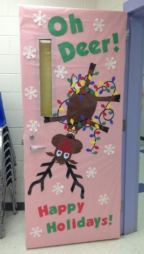 Door decorating at LHS is a fine art.