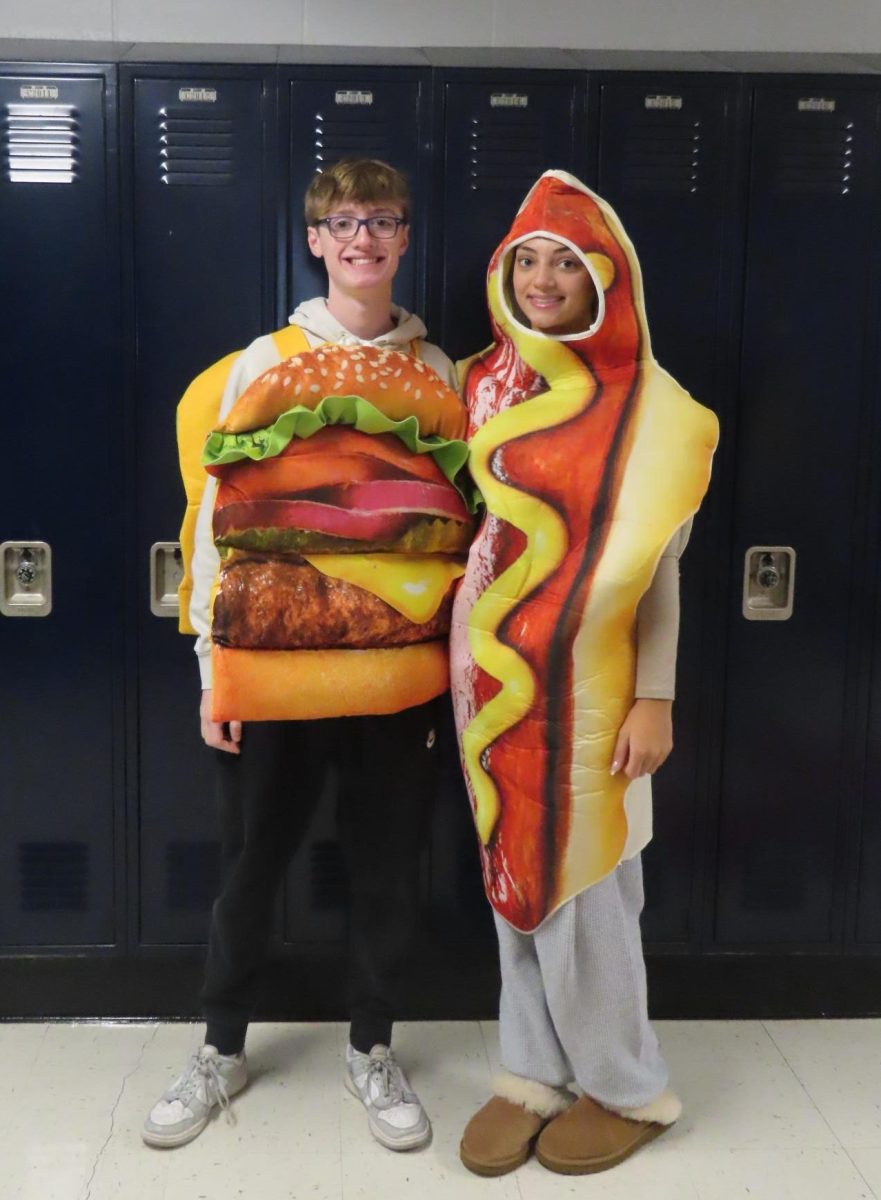 Josh Denson and his hot dog Priya Blomstedt