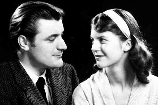 Picture taken of writer Sylvia Plath and her husband Ted Hughes