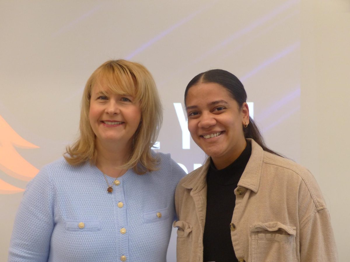 Spanish teacher Christina James-Lolo's & her student teacher Melanny Garcia