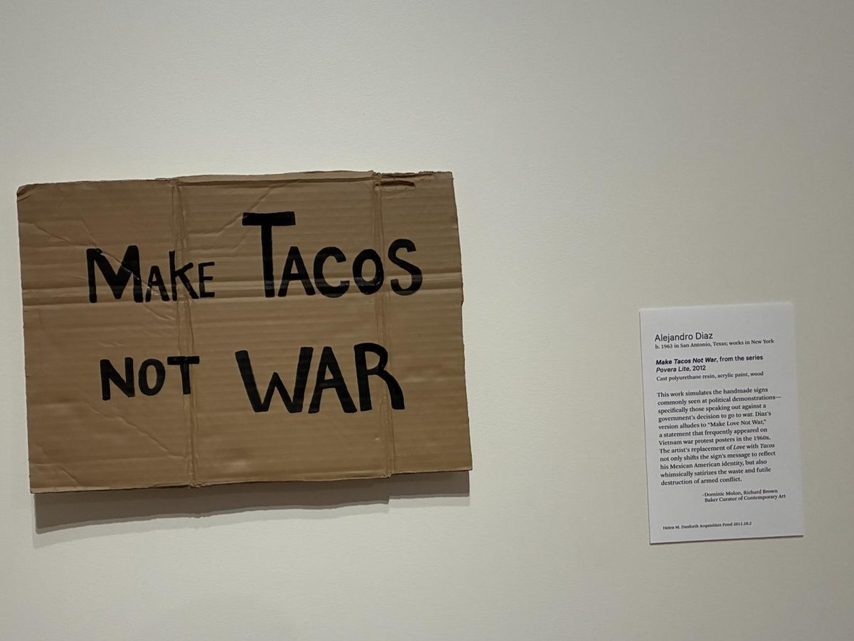 "Make Tacos Not War" By Alejandro Diaz