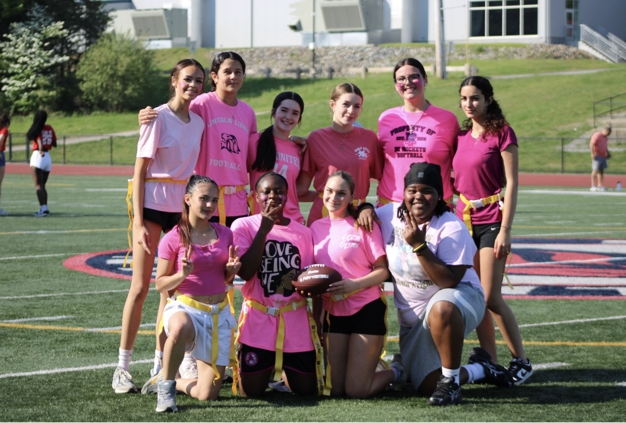 Powerpuff Girls Flag Football Game -- Juniors vs Seniors