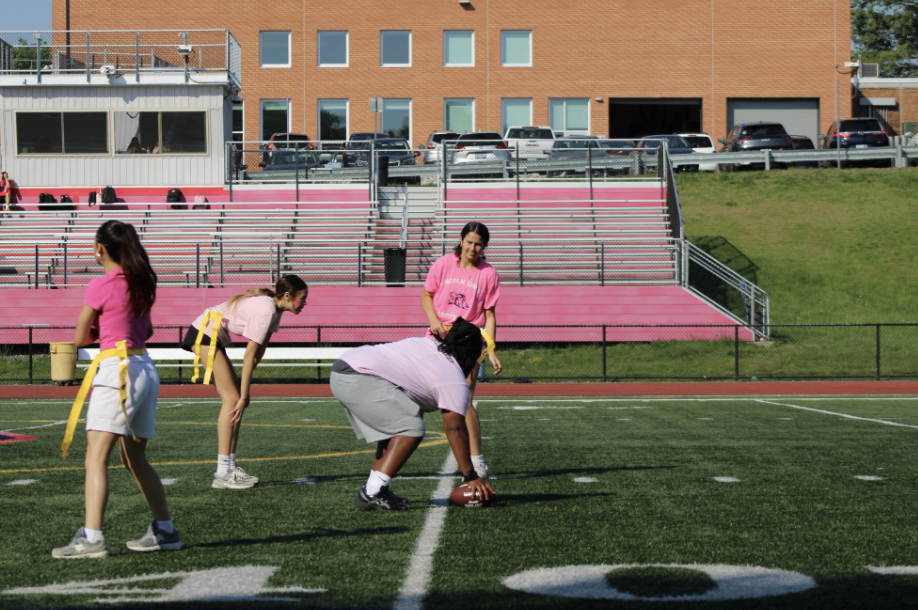 Powerpuff Girls Flag Football Game -- Juniors vs Seniors