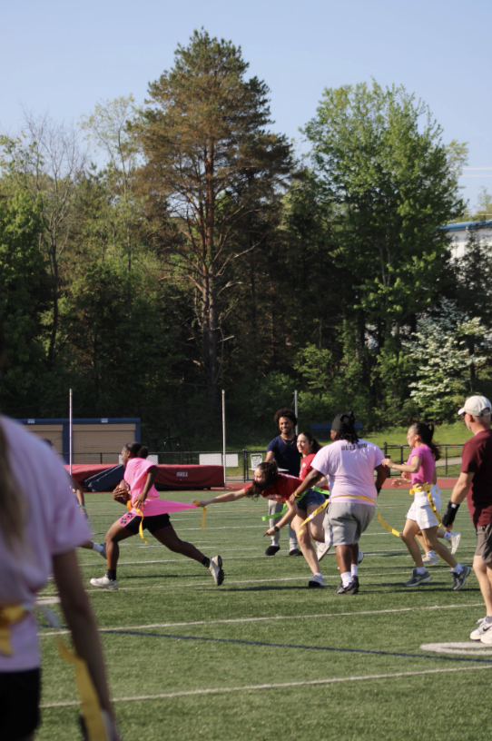 Powerpuff Girls Flag Football Game -- Juniors vs Seniors