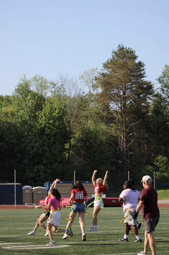 Powerpuff Girls Flag Football Game -- Juniors vs Seniors