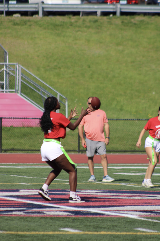 Powerpuff Girls Flag Football Game -- Juniors vs Seniors