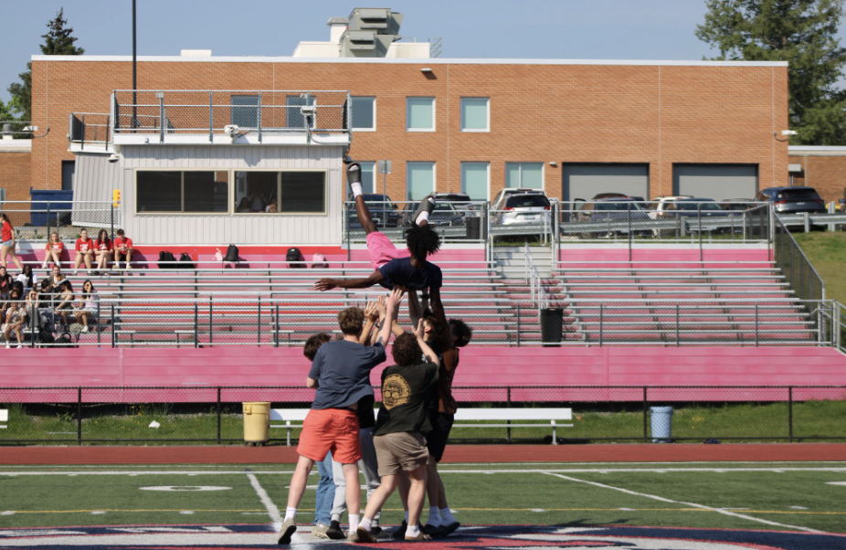 Powerpuff Girls Flag Football Game -- Juniors vs Seniors