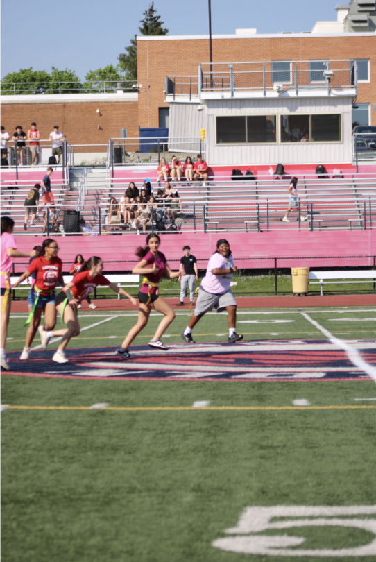 Powerpuff Girls Flag Football Game -- Juniors vs Seniors