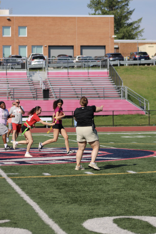 Powerpuff Girls Flag Football Game -- Juniors vs Seniors