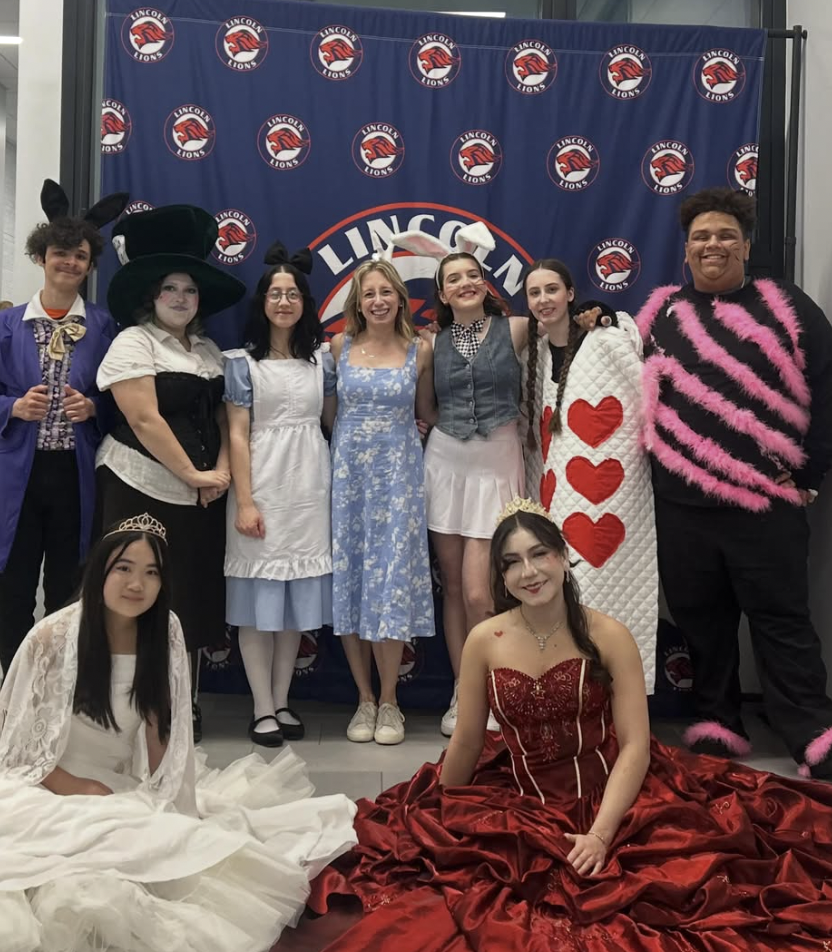 Mrs. Pavao posing with the main cast after the Saturday performance.

(photo pulled from Mrs. Pavao's instagram with her permission)